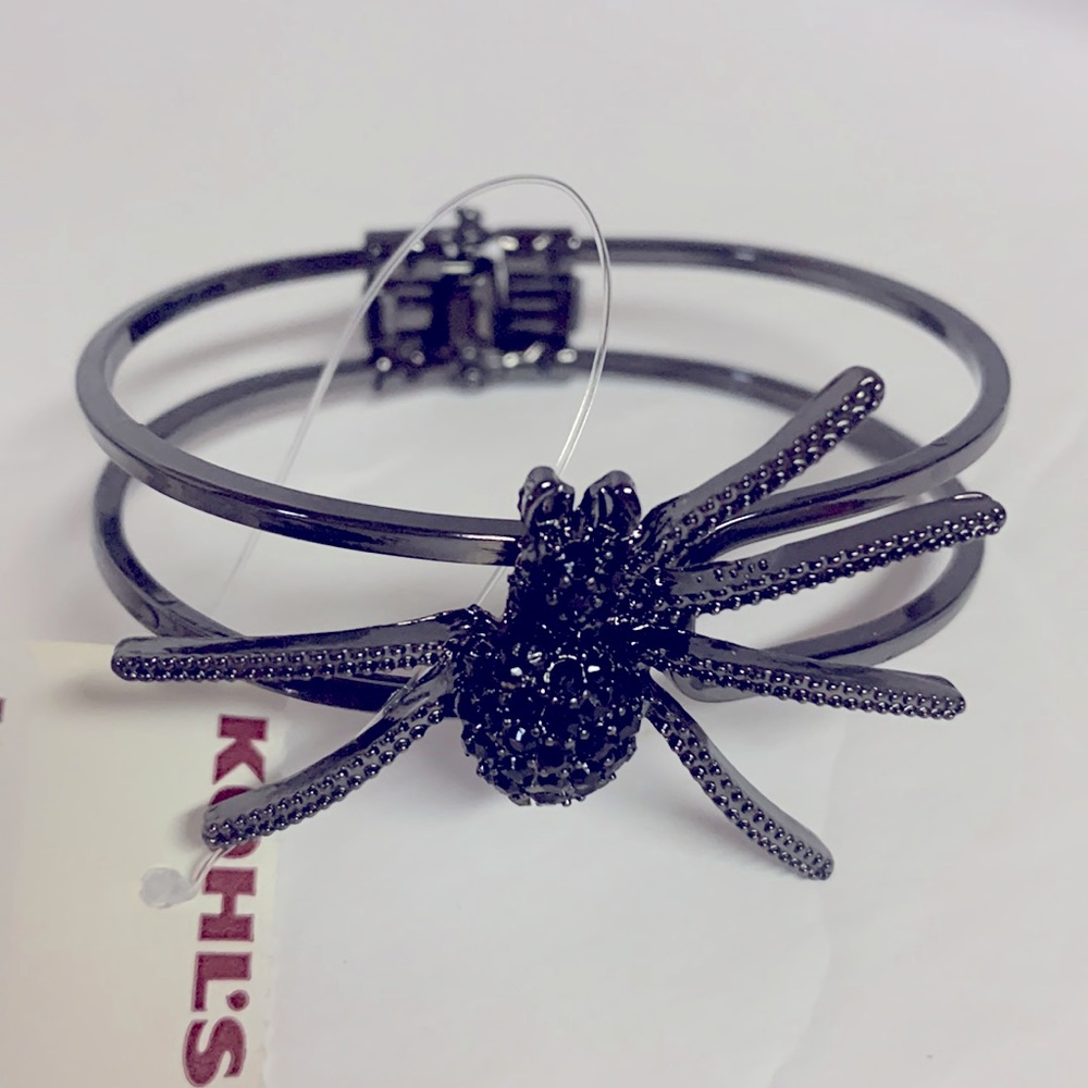 Kohl’s Halloween Black Spider Costume Witch Monster Insect Bracelet